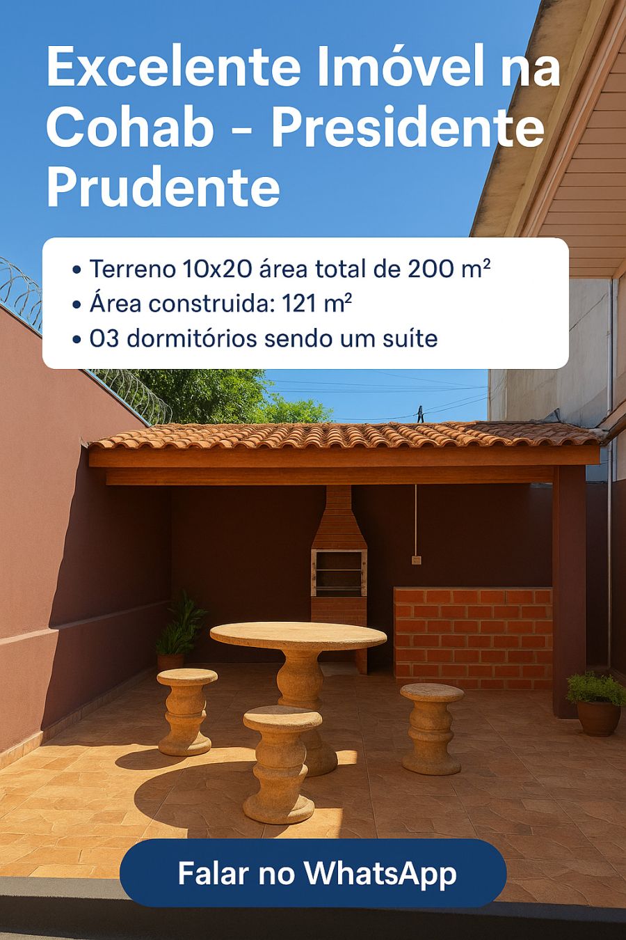 Casa - Venda - Núcleo Bartholomeu Bueno de Miranda - Presidente Prudente - SP